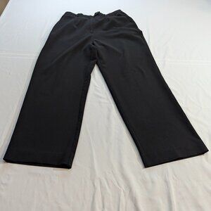 Sag Harbor Size 12 Black Stretch Dress Pants